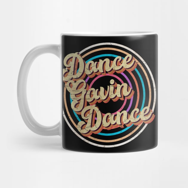 vintage circle line color Dance Gavin Dance by KirikKikuk.Store